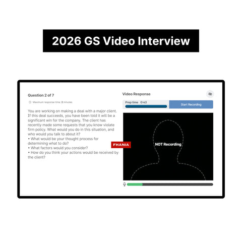 2026 Goldman Sachs Video Interview, Coding & Math Online Assessment Answers