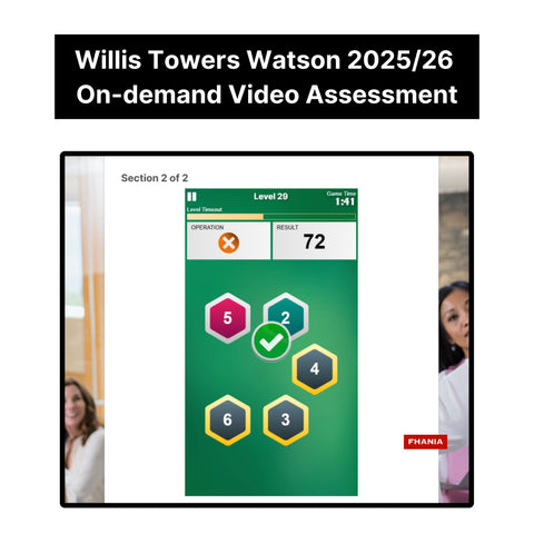 2026 Willis Towers Watson WTW On-demand Video Assessment Exact Questions and Answers