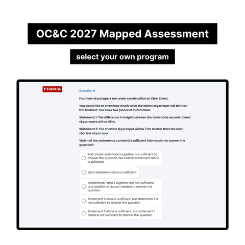 2027 OC&C Strategy Consultants Online Test Tutorials (One-Way Video Assessment and Mapped Test)