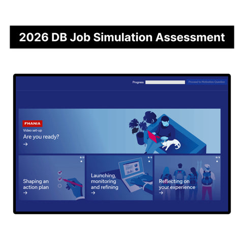 2026 Deutsche Bank Online Assessment Job Simulation Assessment Tutorials