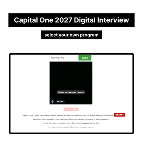 2027 Capital One Virtual Job Tryout Online Test and Digital Interview Tutorials