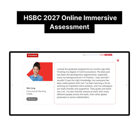 2027 HSBC Online Immersive Assessment and Job Simulation Tutorials