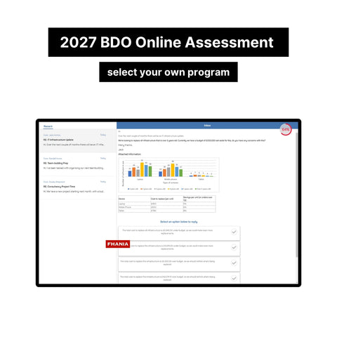 2027 BDO Interactive Assessment Online Assessment Exact Questions and Answers