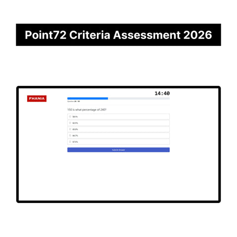 2026 Point72 Academy Criteria Assessment Exact Questions and Answers