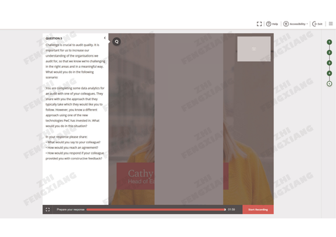 PwC Interview Question: New Audit Tool or Usual Method?