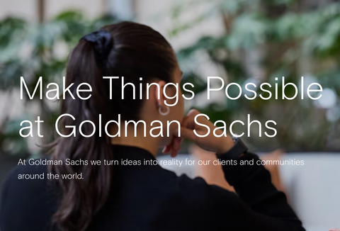 Tell me something about Goldman Sachs