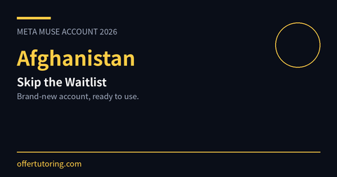 How to Get Meta Muse Account in Afghanistan (2026) - Skip the Waitlist