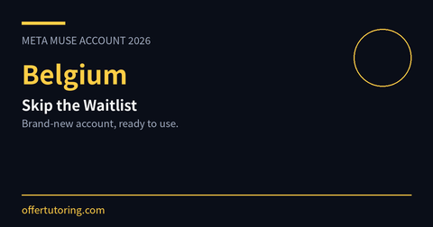 How to Get Meta Muse Account in Belgium (2026) - Skip the Waitlist