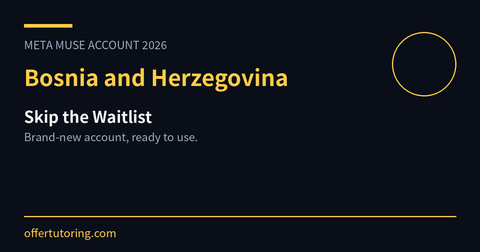 Meta Muse Account in Bosnia and Herzegovina: Complete 2026 Registration Guide