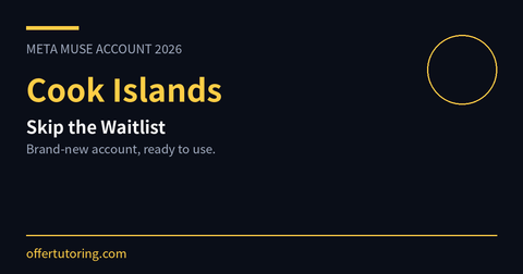Meta Muse Account in Cook Islands: Complete 2026 Registration Guide