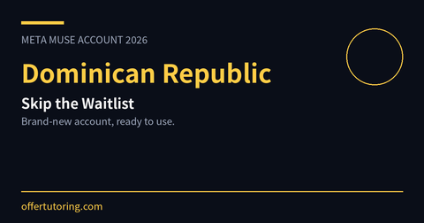 Meta Muse Account in Dominican Republic: Complete 2026 Registration Guide