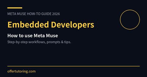 Embedded Developers using Meta Muse in 2026 - how-to guide
