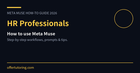 HR Professionals using Meta Muse in 2026 - how-to guide