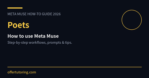 Poets using Meta Muse in 2026 - how-to guide
