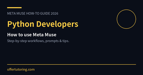 Python Developers using Meta Muse in 2026 - how-to guide