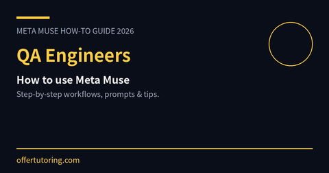 QA Engineers using Meta Muse in 2026 - how-to guide