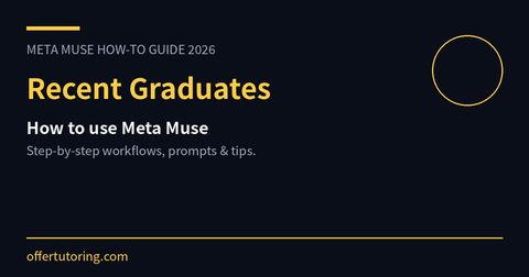 Recent Graduates using Meta Muse in 2026 - how-to guide