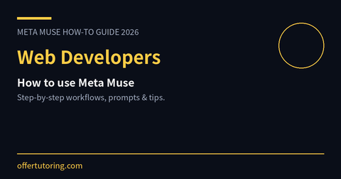 Web Developers using Meta Muse in 2026 - how-to guide
