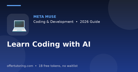 Learn Coding with AI illustration – Meta Muse Coding & Development guide 2026