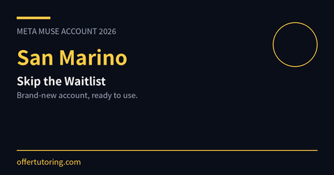 Meta Muse Account in San Marino: Complete 2026 Registration Guide