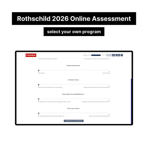 2026 Rothschild Blended Online Assessment Exact Questions and Answers