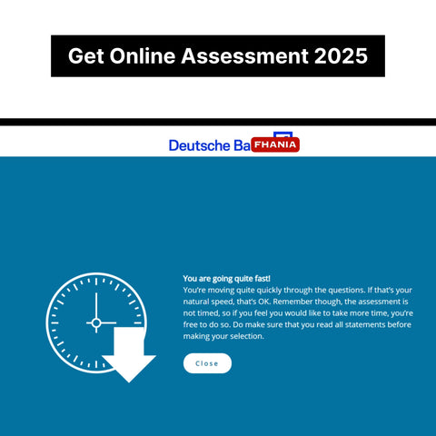 2025 Deutsche Bank Online Assessment (Situational Judgement Test) and Video Interview Tutorials