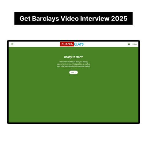 2025 Barclays Experience Platform Online Assessment & Video Interview Answers