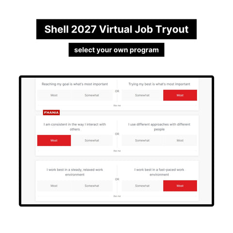 2027 Shell Virtual Job Tryout and On-demand Interview Tutorials