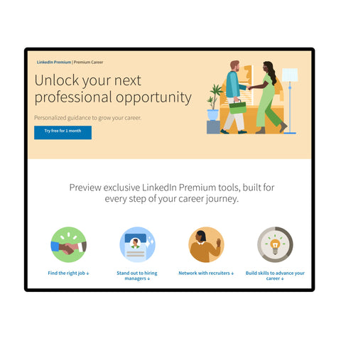 LinkedIn Premium Gift Card for 12 Months