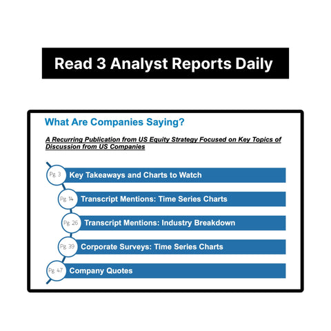 Investment Bank Analyst Reports Subscription