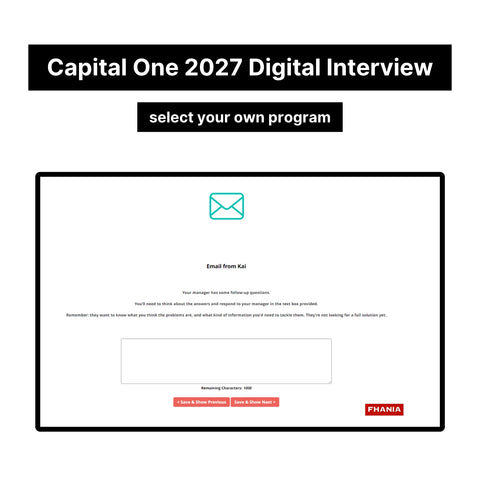 2027 Capital One Virtual Job Tryout Online Test and Digital Interview Tutorials
