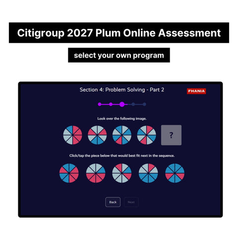 2027 Citigroup Online Assessment Plum Tutorials