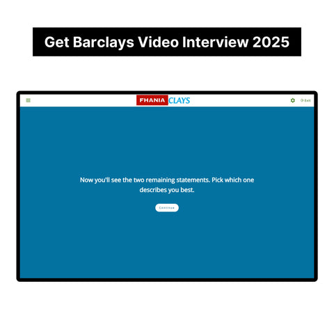 2025 Barclays Experience Platform Online Assessment & Video Interview Answers