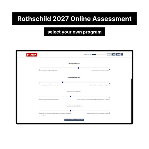 2027 Rothschild Blended Online Assessment Exact Questions and Answers