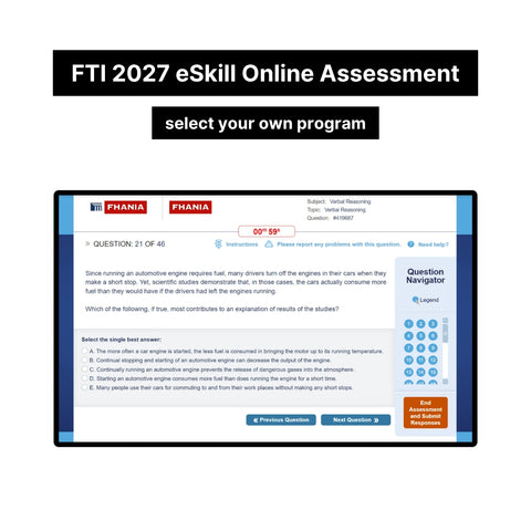 2027 FTI Consulting Pre-recorded Video Interview & Online Assessment Tutorials