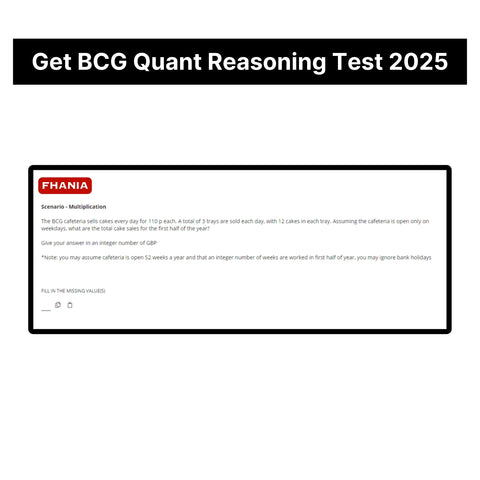 2025 BCG Online Case Assessment and Quantitative Reasoning Test Tutorials