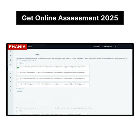 2025 TikTok Online Hackerrank Coding Assessment Tutorials