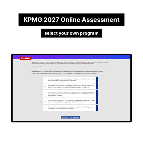 2027 KPMG Online Assessment and Video Interview Tutorials