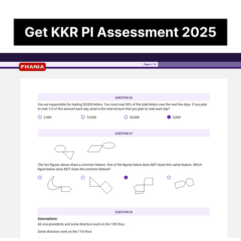 2025 KKR Predictive Cognitive Assessment Exact Questions & Answers