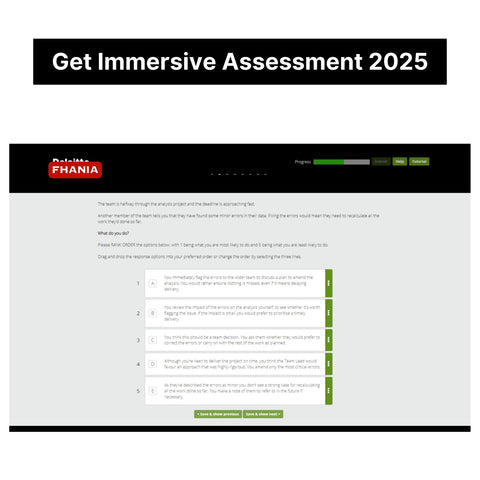 2025 Deloitte Immersive Online Assessment, Job Simulation and Video Interview Tutorials