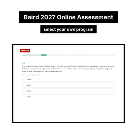 2027 Baird Online Assessment Exact Questions & Answers