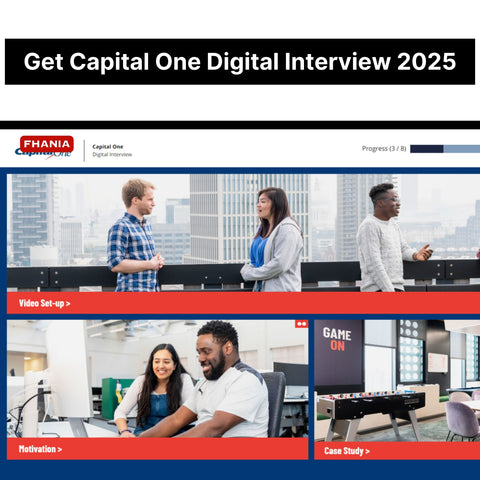 2025 Capital One Virtual Job Tryout Online Test and Digital Interview Tutorials