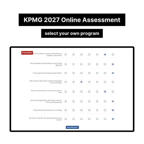 2027 KPMG Online Assessment and Video Interview Tutorials