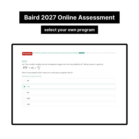 2027 Baird Online Assessment Exact Questions & Answers