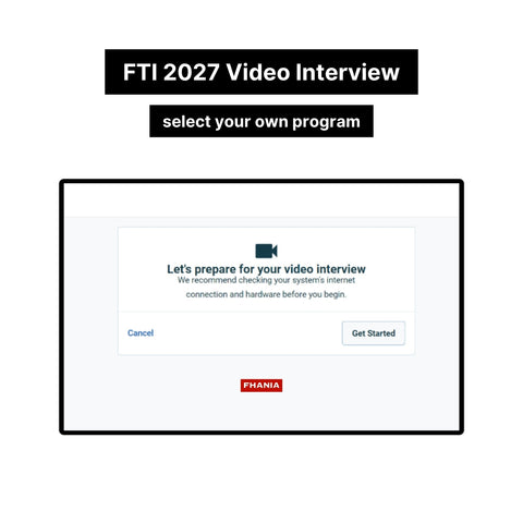 2027 FTI Consulting Pre-recorded Video Interview & Online Assessment Tutorials