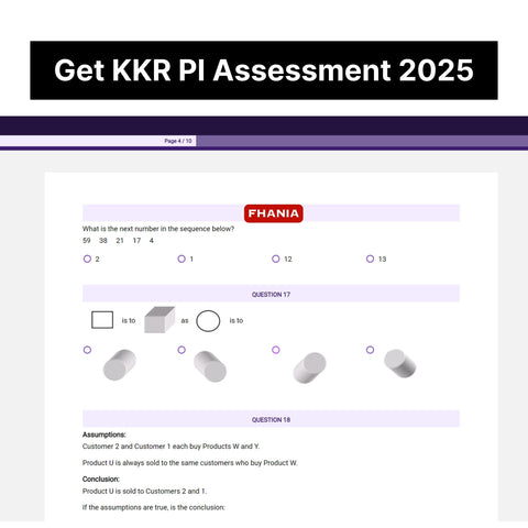 2025 KKR Predictive Cognitive Assessment Exact Questions & Answers