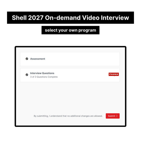 2027 Shell Virtual Job Tryout and On-demand Interview Tutorials