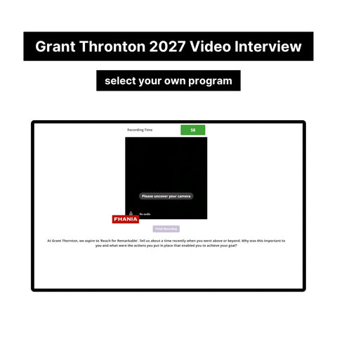2027 Grant Thornton Online Assessment and Video Interview Tutorials