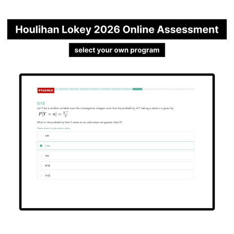 2026 Houlihan Lokey Online Assessment Exact Questions & Answers