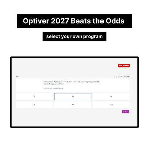 2027 Optiver Online Assessment Exact Questions & Answers